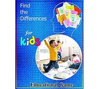 Find The Differences Educational Game For Kids: Search And Find The Different Challenging Games For A Children's Activity Book. Wonderful Activity Book For Kids To Relax And Develop Research Skills.