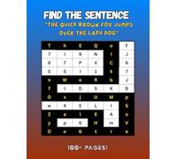 Find the sentence: "The quick brown fox jumps over the lazy dog"