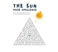 Find the Way for the Sun - 150 Maze Levels to Challenge Your Brain: (7.5in x 9.25in - 150 Pages)