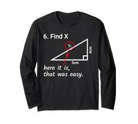 Find X Here It is That Was Easy Math Humor Manche Longue
