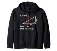 Find X Here It is That Was Easy Math Humor Sweat à Capuche