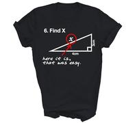 Find X Here Triangle Geometry Math Lover Unisex Shirt Gift