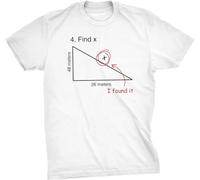 Find X T Shirt Funny Saying Math Teacher Graphic Sarcastic Gift Novelty Dad Joke(Large)
