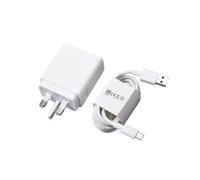 Find X9 Pro 100W EU UK Chargeur SuperVOOC Adaptateur Secteur De Charge Rapide 10A 1M Câble USB Type C, Compatible For OPPO, Find X8 X7 Pro N5 K13(UK and cable)