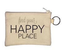 Find Your Happy Place Porte-monnaie Beige