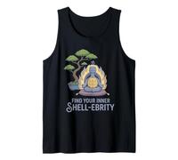 Find Your Inner Shell-ebrity Yoga Pun Boîte de méditation Tortue Débardeur