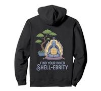 Find Your Inner Shell-ebrity Yoga Pun Boîte de méditation Tortue Sweat à Capuche