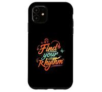 Find Your Rhythm Music Headphones Lover Coque pour iPhone 11
