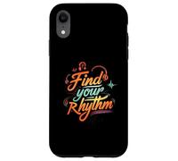 Find Your Rhythm Music Headphones Lover Coque pour iPhone XR