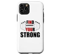 Find Your Strong in You Strength Motivational Gym Workout Coque pour iPhone 11 Pro