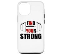 Find Your Strong in You Strength Motivational Gym Workout Coque pour iPhone 12/12 Pro