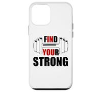 Find Your Strong in You Strength Motivational Gym Workout Coque pour iPhone 12 Mini