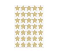 FINDAT 700 Gommettes Étoiles Autocollants 2,5 cm Vinyle Imperméable Amovible pour Récompense Enseignants Étudiants Scrapbooking Calendrier - Marron