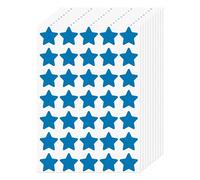 FINDAT 700 Gommettes Étoiles Autocollants 2,5 cm Vinyle Imperméable Amovible pour Récompense Enseignants Étudiants Scrapbooking Calendrier - Bleu