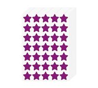 FINDAT 700 Gommettes Étoiles Autocollants 2,5 cm Vinyle Imperméable Amovible pour Récompense Enseignants Étudiants Scrapbooking Calendrier - Violet