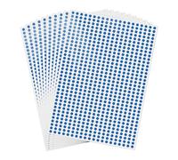 FINDAT 7000 pcs d'étiquettes adhésives rondes bleues de 6 mm - Étiquettes de code couleur - Points collants étanches pour école, DIY, calendrier