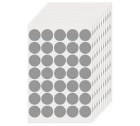 FINDAT Gommettes Autocollantes Rondes 25 mm Gris 350 Étiquettes Couleur Codage Cercle Feuille Points pour Bureau Maison Entrepôt