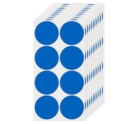 FINDAT Gommettes Autocollantes Rondes 50 mm Bleu 80 Étiquettes Couleur Codage Cercle Feuille Points pour Bureau Maison Entrepôt