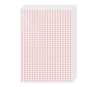 FINDAT Lot de 7000 gommettes roses rondes de 6 mm - Étiquettes de codage couleur autocollantes et imperméables - Pour école, DIY, calendrier