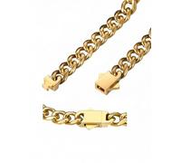 FindChic Collier Chaîne doré Maille Gourmette Miami Homme 6mm Chaîne Argent Maille Cubaine 71cm