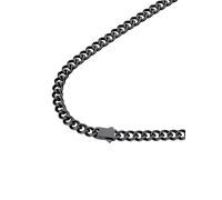 FindChic Largueur 6MM Maille Gourmette Chaîne Noir Homme 76cm Aicer Maille Cubaine Chaine Pendentif Steampunk Hip Hop Gothique