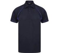 Finden and Hales - Polo PERFORMANCE - Hommes (L) (Bleu marine/ bleu) - UTPC3762 Bleu Marine/ Bleu G