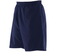 Finden & Hales NOIR Ou BLEU Shorts De Sport En Microfibre Avec Fini Pêche