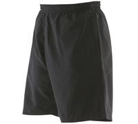 Finden & Hales NOIR Ou BLEU Shorts De Sport En Microfibre Avec Fini Pêche
