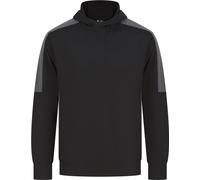 Finden & Hales - Sweat à capuche homme/femme unie PC6539 (L) (Noir/Gris métal)