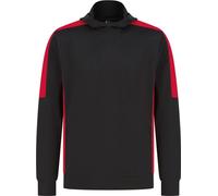 Finden & Hales - Sweat à capuche homme/femme unie PC6539 (M) (Noir/Rouge)