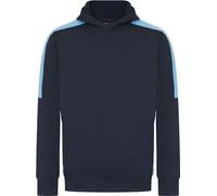 Finden & Hales - Sweat à capuche homme/femme unie "Team" RW9610 (XS) (Bleu marine/bleu ciel)