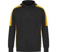 Finden & Hales - Sweat à capuche "Team" pour homme/femme unie PC6468 (XS) (Noir/Or)