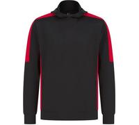 Finden & Hales - Sweat à capuche "Team" pour homme/femme unie RW9610 (L) (Noir/Rouge)