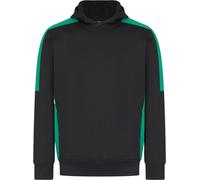 Finden & Hales - Sweat à capuche "Team" pour homme/femme Unie RW9610 (XXS) (Noir/Emeraude)