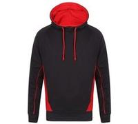 Finden & Hales - Sweatshirt à capuche - Homme (L) (Noir/Rouge) - UTRW422 Noir/Rouge, Noir/Rouge