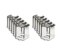 Finder 06207 Adaptateur rail DIN dessus pour Série 62 en lot de 10 unités