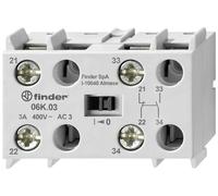 Finder 06K.03 Contact auxiliaire 1 NO (T), 1 NF (R) 2 A Convient pour marque (relais): Finder 1 pc(s)