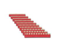 Finder 093161 Peigne 16 broches pour Contacteur Série 39 Rouge en lot de 10 unités