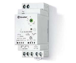 Finder 114182300000PAS Interrupteur crépusculaire avec Inverseur 16 A 230 Vac