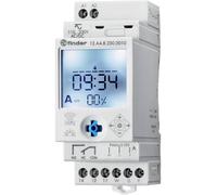 Finder 12.A4.8.230.0010 Interrupteur horaire pour rail 12A482300010 230 V/DC, 230 V/AC programme hebdomadaire