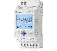 Finder 12.B2.8.230.0000 Interrupteur horaire pour rail 12.B2.8.230.0000 astronomique, commutation aléatoire, programme annuel