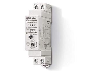 Finder 158182300500PAS Variateur de lumière modulaire montage Rail 35 mm 500 W 230 Vac