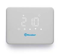Finder 1T9190030000 Thermostat numérique Série 1T Fonction été/hiver Blanc