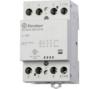 Finder 22.44.0.024.4710 Contacteur 3 NO (T), 1 NF (R) 24 V/DC, 24 V/AC 40 A 1 pc(s)