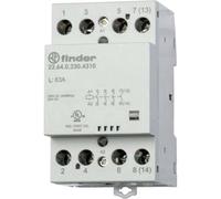 Finder 22.64.0.230.4710 Contacteur 3 NO (T), 1 NF (R) 230 V/DC, 230 V/AC 63 A 1 pc(s)