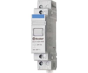 Finder 222190124000PAS Relais modulaire 12 VDC 1 NO 20 A AgSno2