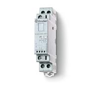Finder 223202304320PAS Contacteur modulaire 230 Vac/dc 2 NO 25 A AgSnO2 Indicateur mécanique/LED sans Sélecteur