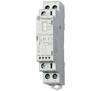 Finder 223202304340 Contacteur modulaire 230 VAC/DC 1 NO/1 NC 25 A AgSno2 Indicateur mécanique/LED avec Sélecteur