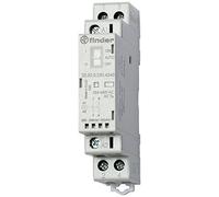 Finder 223202304540PAS Contacteur modulaire 230 VAC/DC 1 NO/1 NC 25 A AgSno2 Indicateur mécanique/LED avec Sélecteur