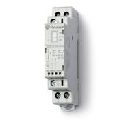 Finder 25A Double NO Contacteur Modulaire Avec LED 12V CA/CC - 22.32.0.012.4340